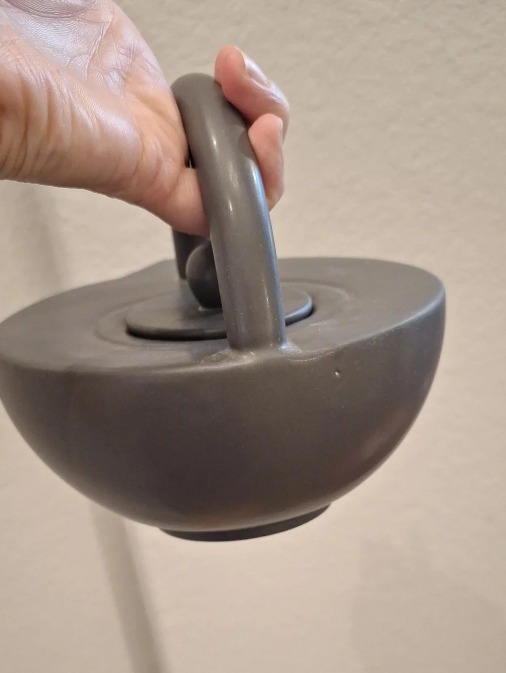 ASA Selection German Matte Ceramic Teapot Made In Portugal Gray